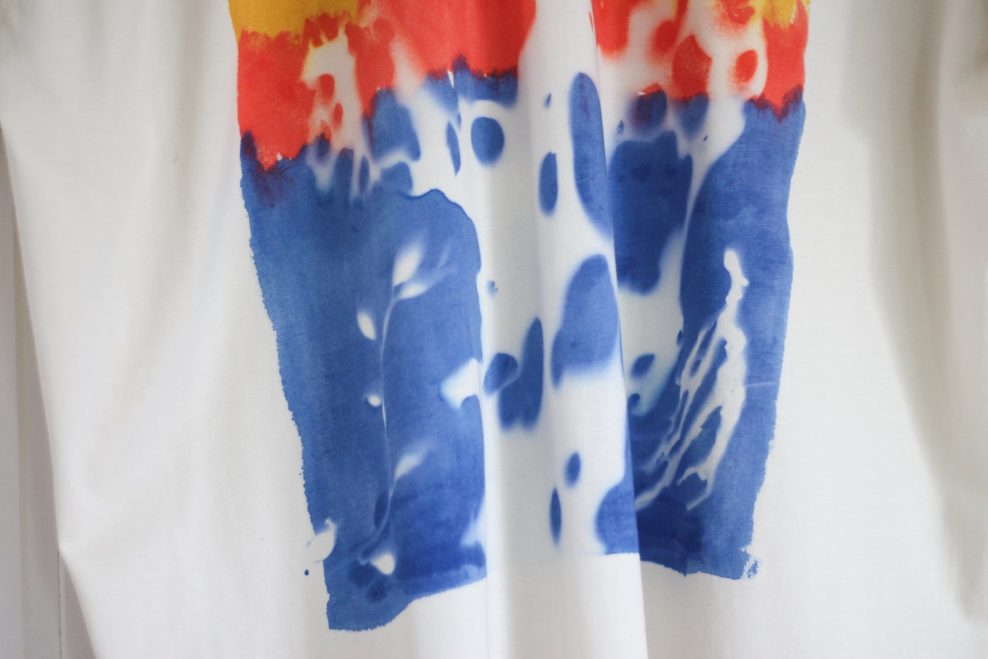 GOTS organic cotton graphic tee hand-printed using bull kelp