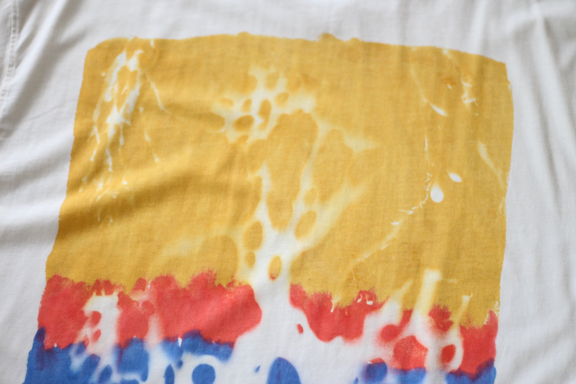 GOTS organic cotton graphic tee hand-printed using bull kelp