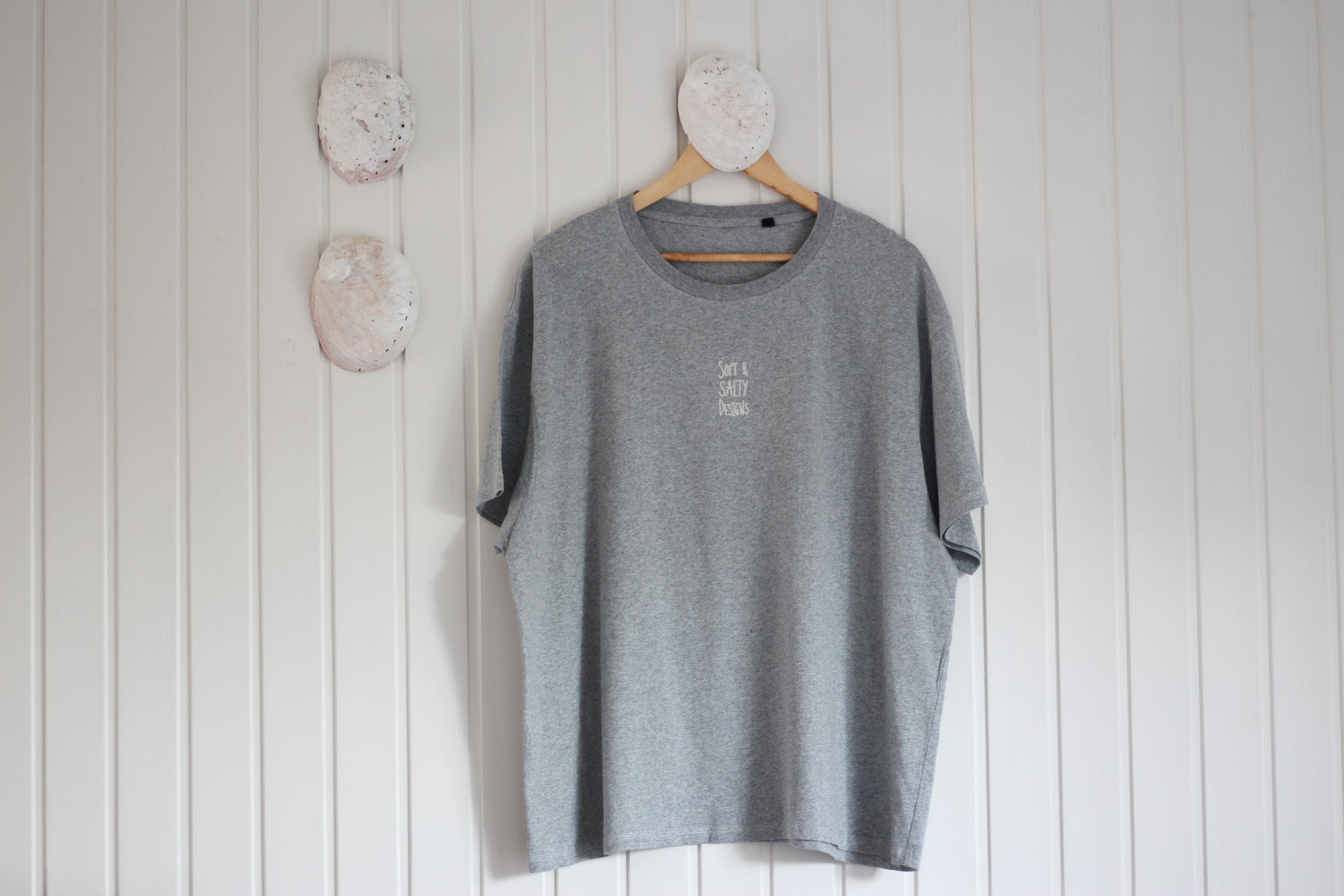 Soft & Salty Designs hand printed t-shirts