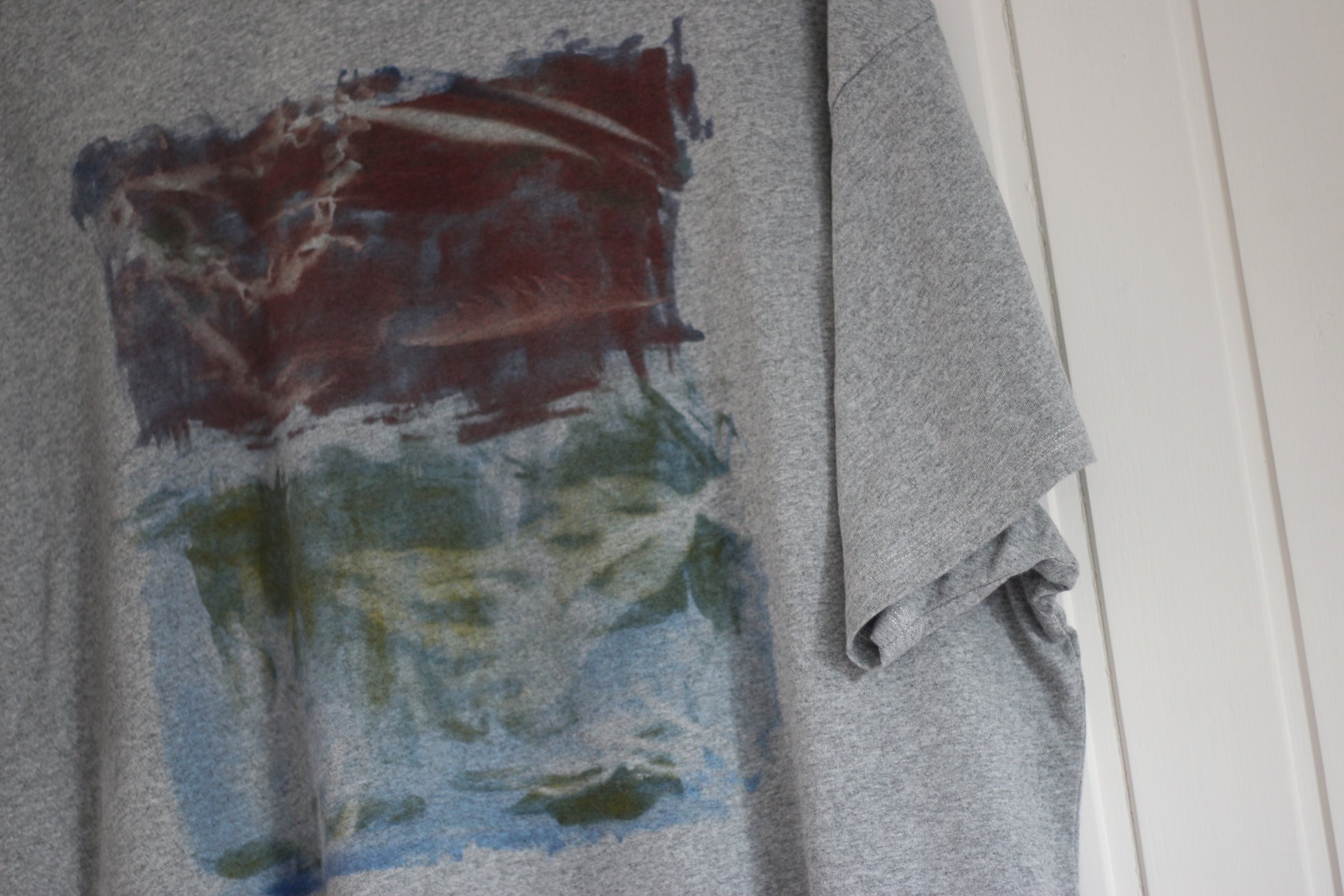 Of the Sea hand-printed coastal t-shirt kelp