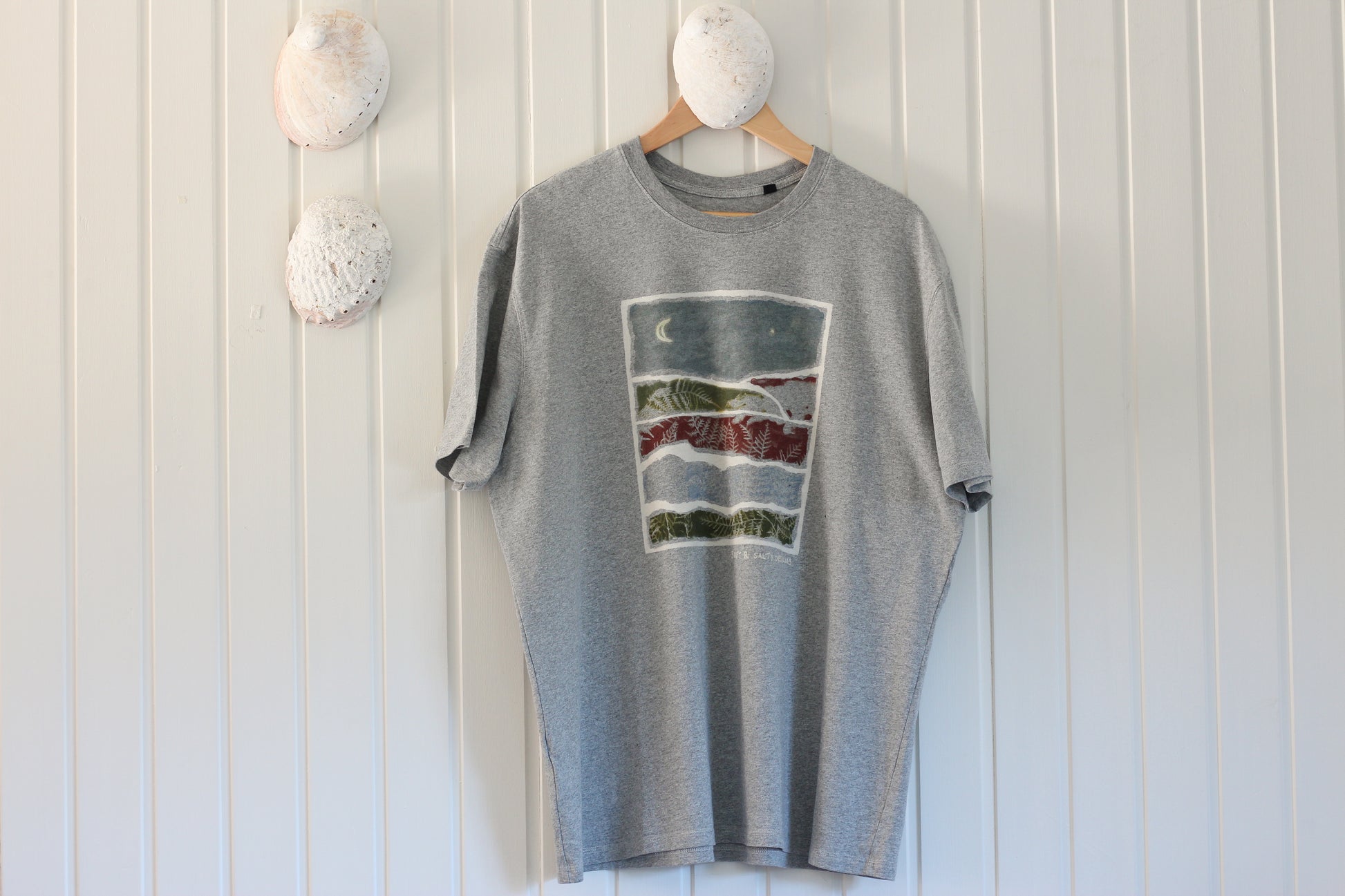 Organic cotton t-shirt printed in Tasmania