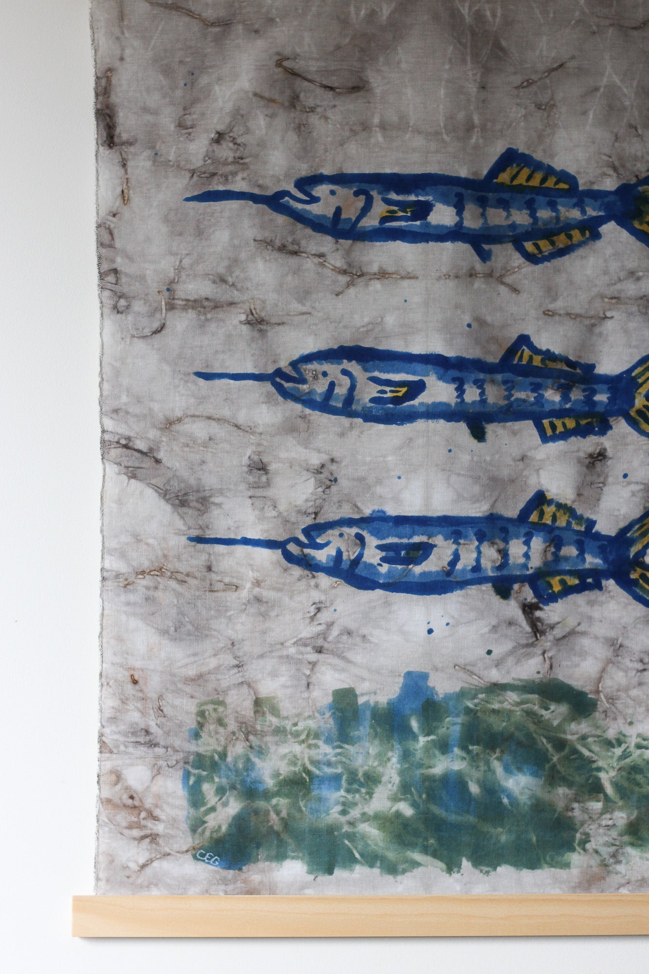 School Photo | Textile Artwork