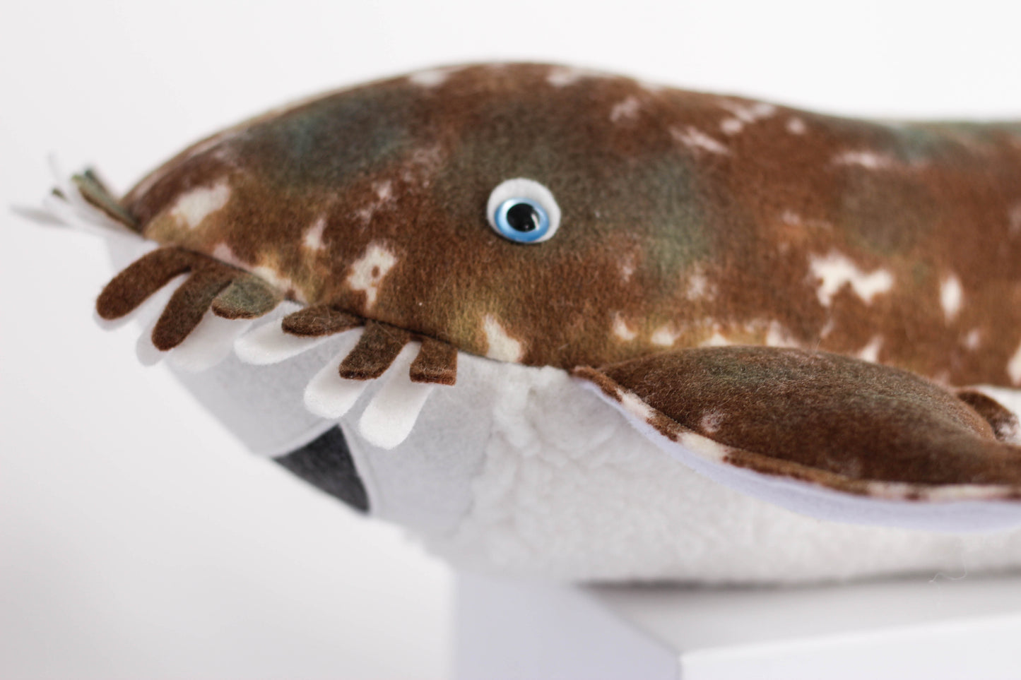 Handmade Wobbegong shark plush toy