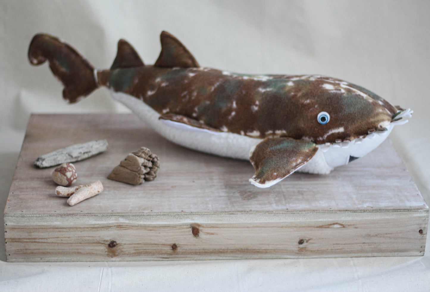 Wobbegong shark plush toy