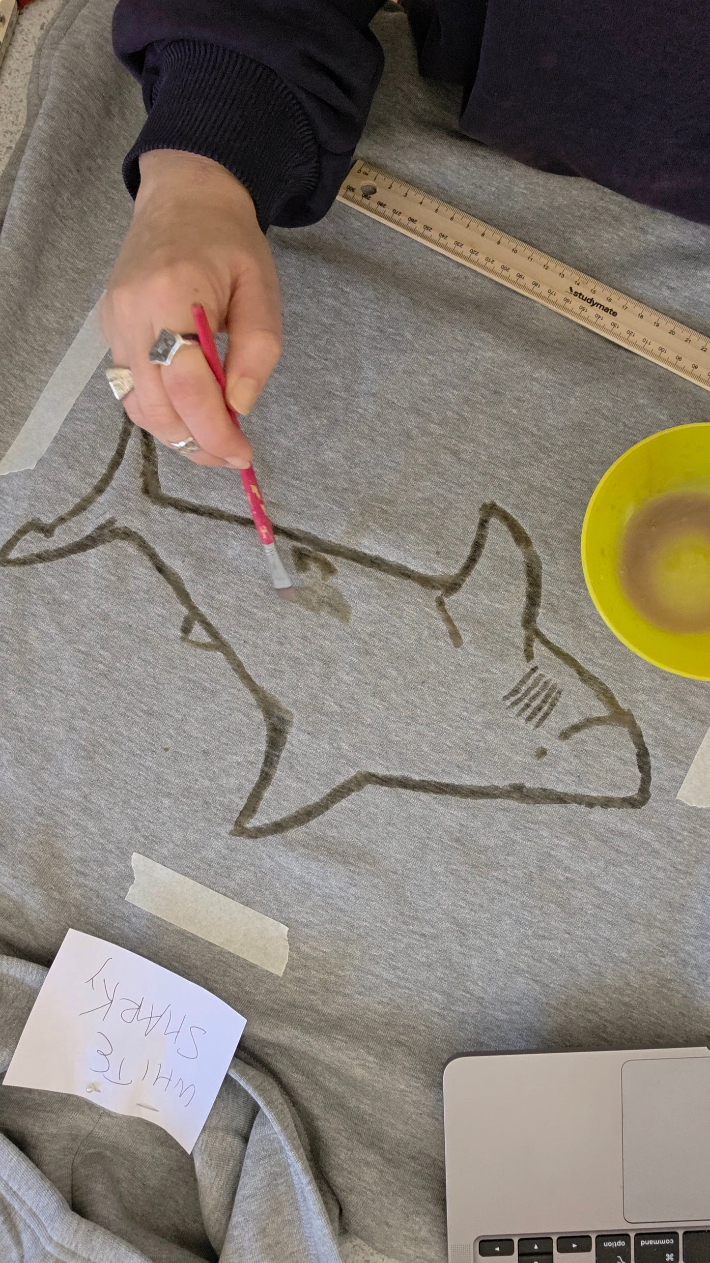 A Great White Shark Hood