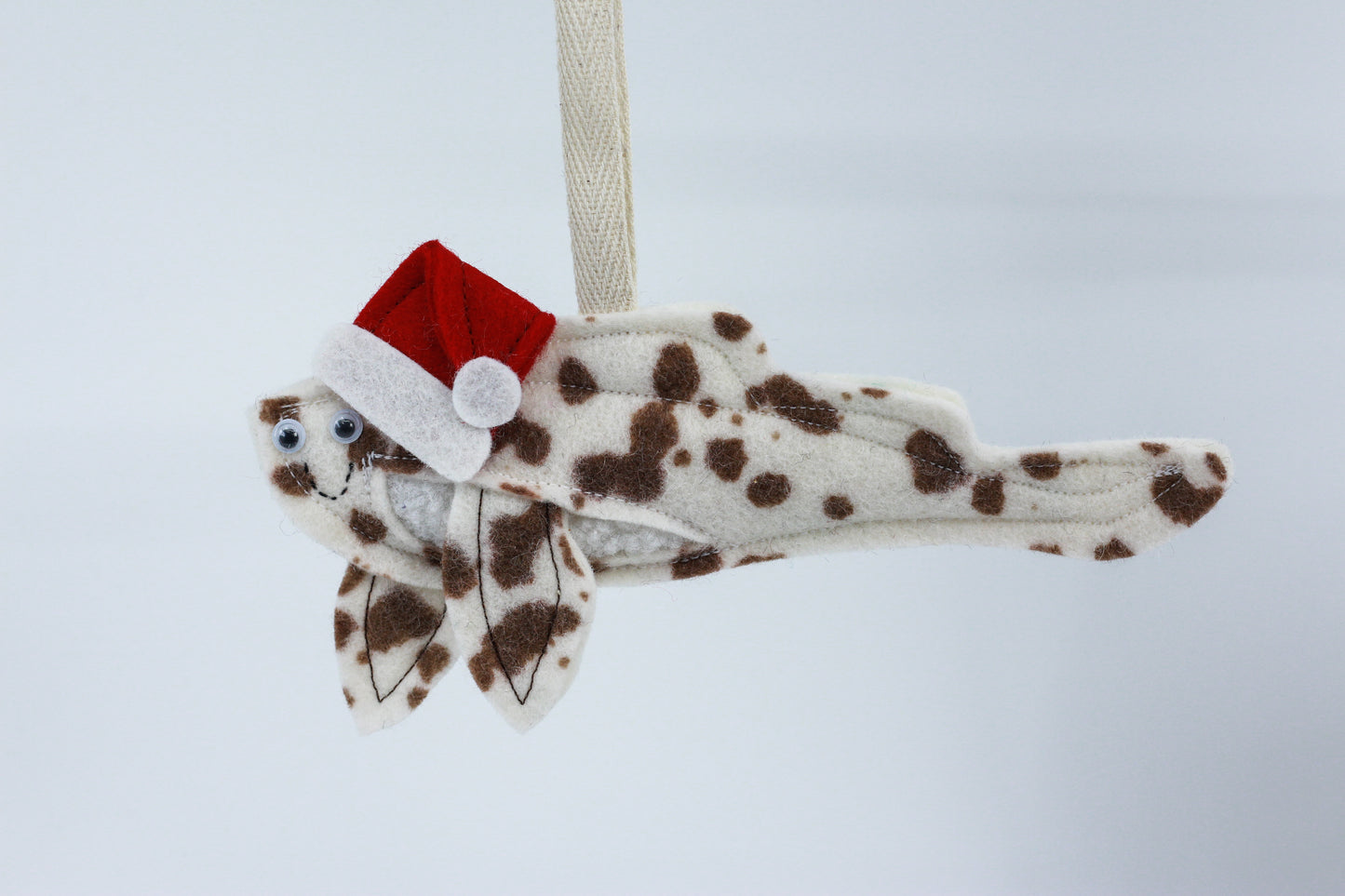 Zebra Shark Christmas Decoration