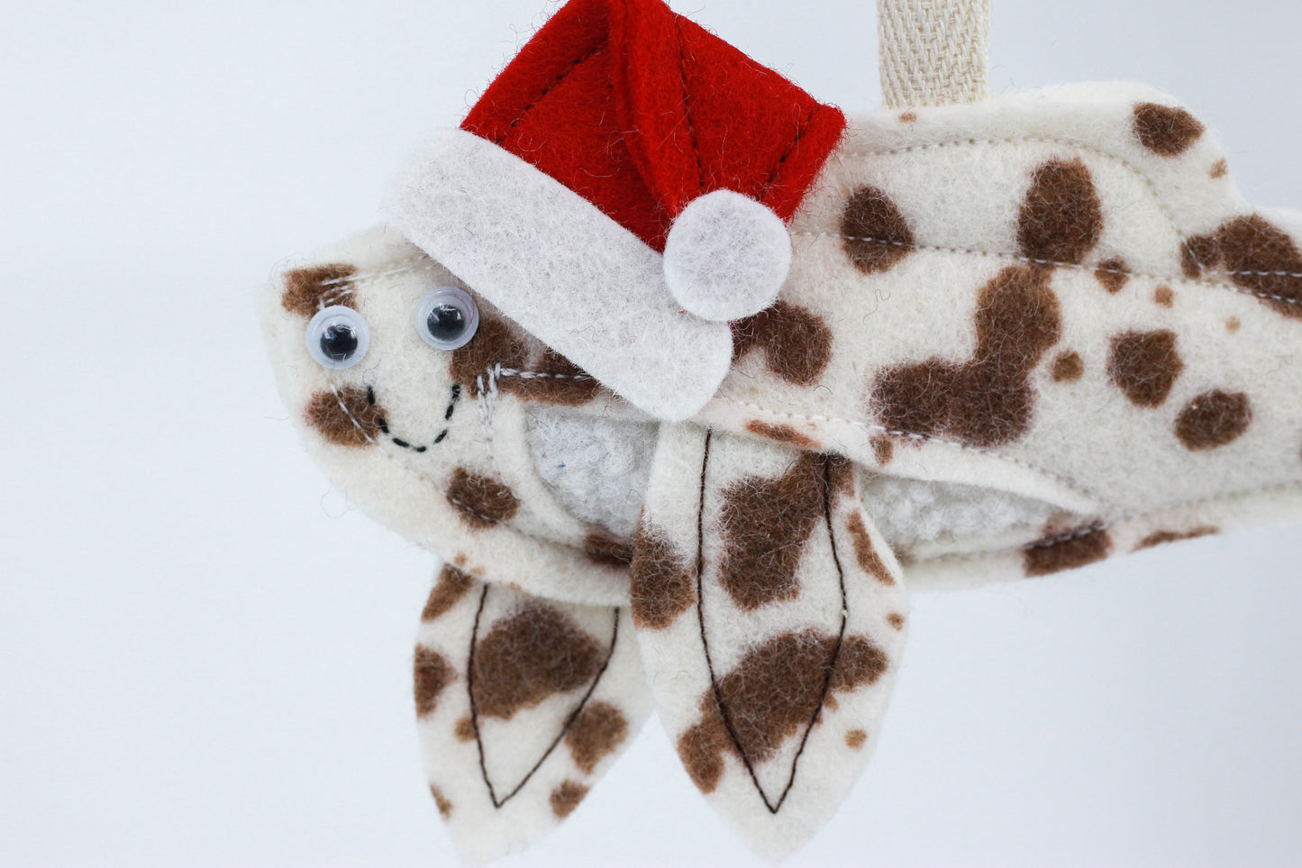 Zebra Shark Christmas Decoration