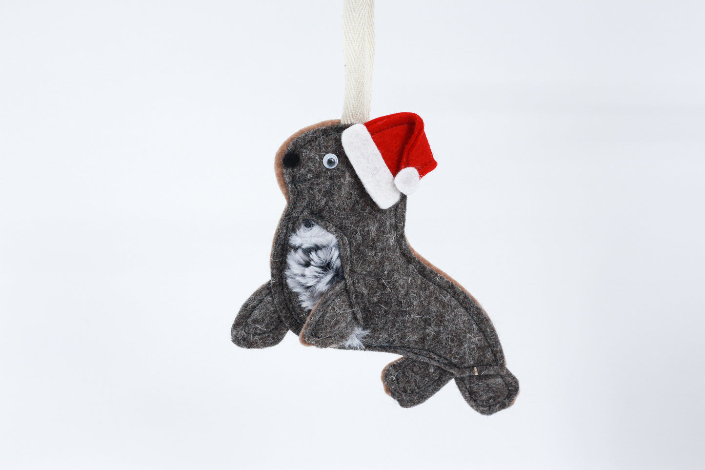 Fur Seal Christmas Decoration