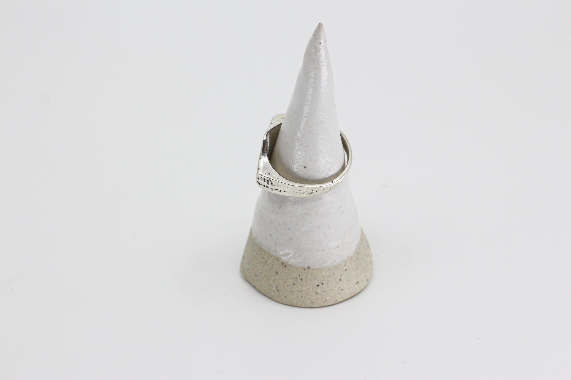 Orca engraved on silver ring hand made