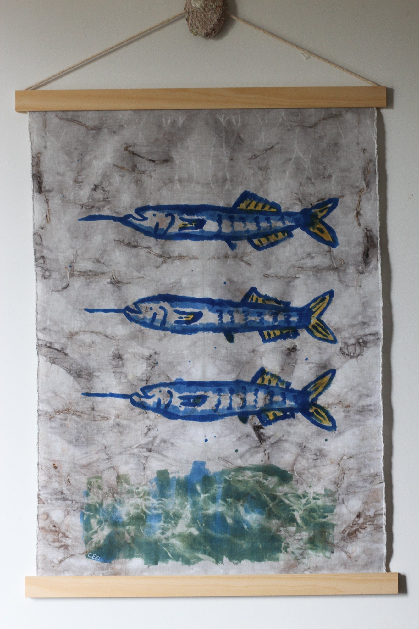 School Photo | Textile Artwork