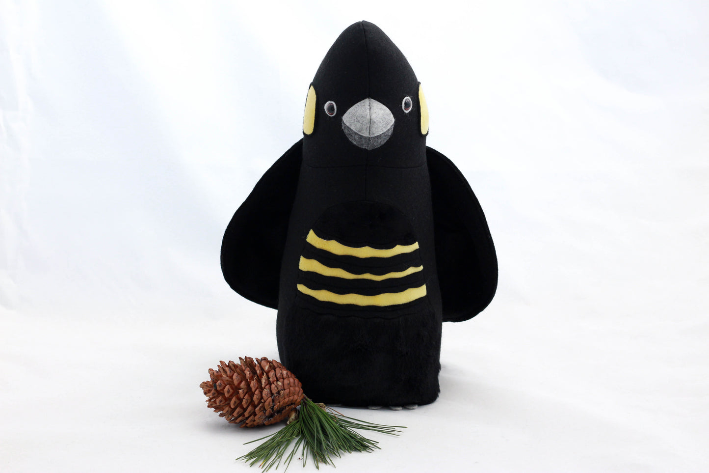 Black Cockatoo Plush Toy