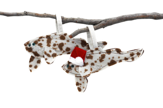 Zebra Shark Christmas Decoration