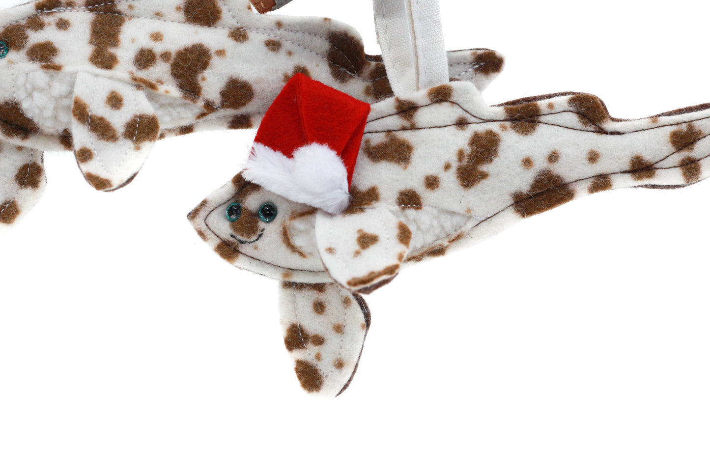 Zebra Shark Christmas Decoration