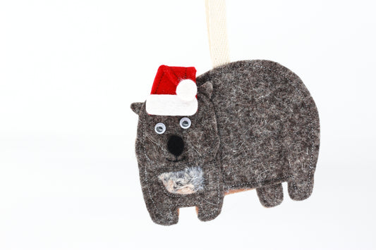 Wombat Christmas Decoration