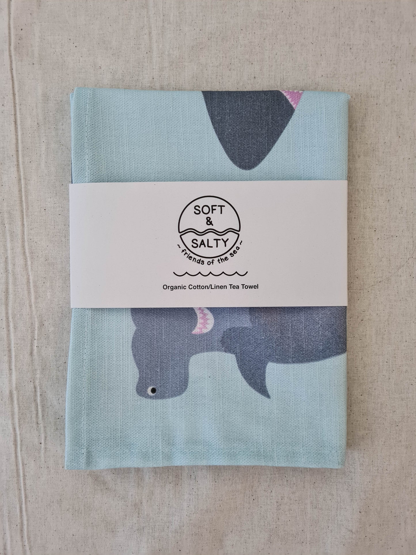 Sharks Tea Towel